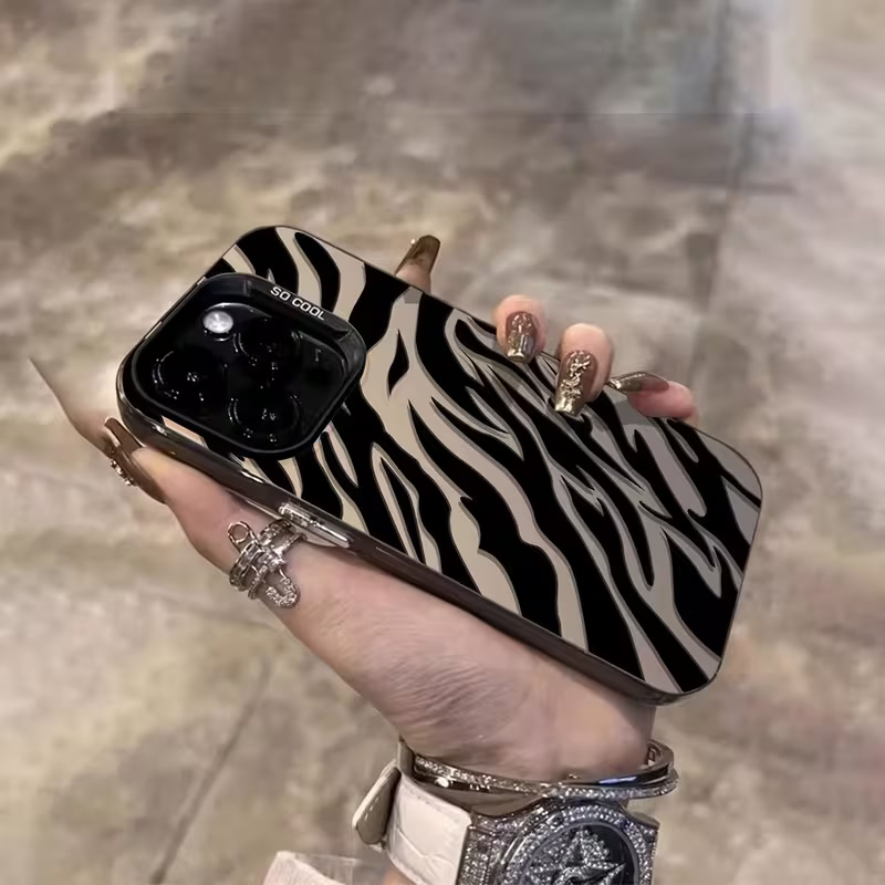 Zebra-patroon Zwarte Geavancee - Apple Iphone 15 Pro Max recensie en prijs