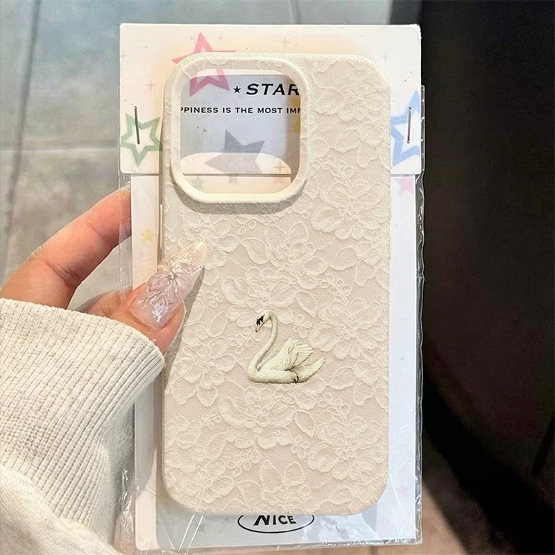 Telefoonhoesje met kant-zwaanp - Apple Iphone 16 recensie en prijs