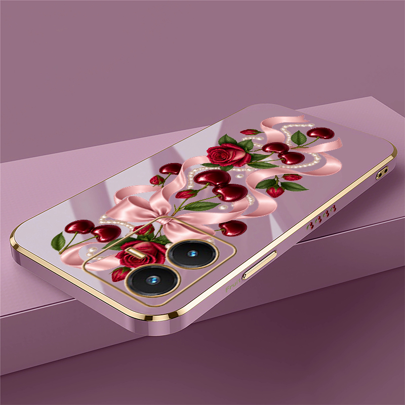 Bow Cherry Case voor Vivo Y28  - Vivo Y28 recensie en prijs