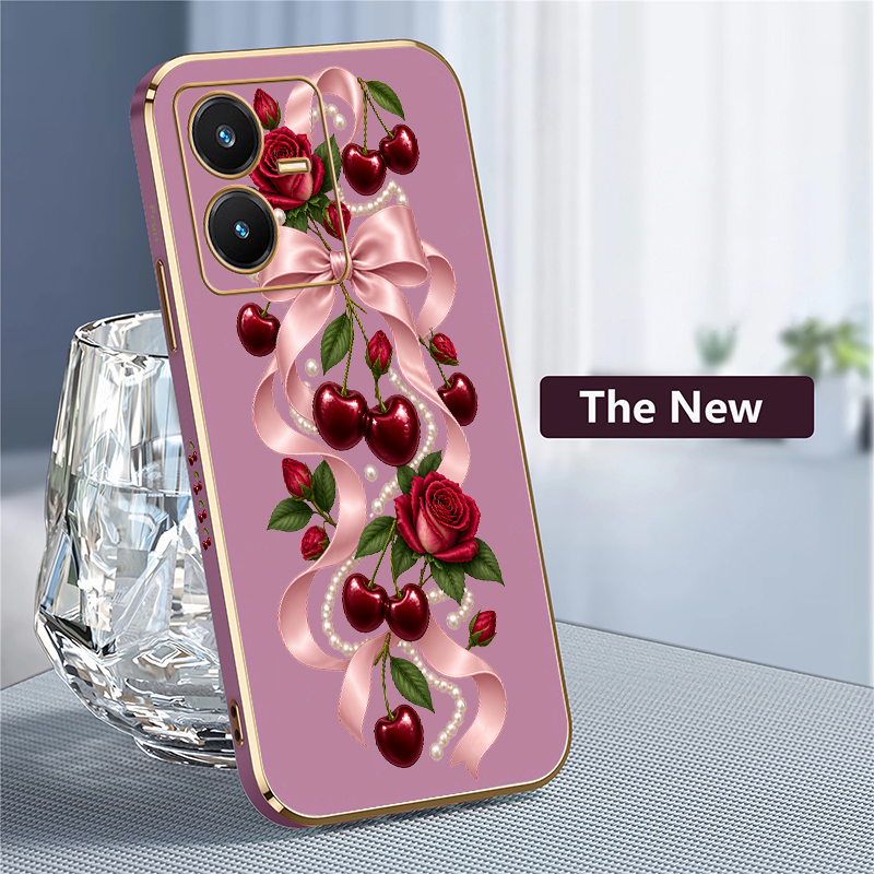 Bow Cherry Case voor Vivo Y28  - Vivo Y28 recensie en prijs